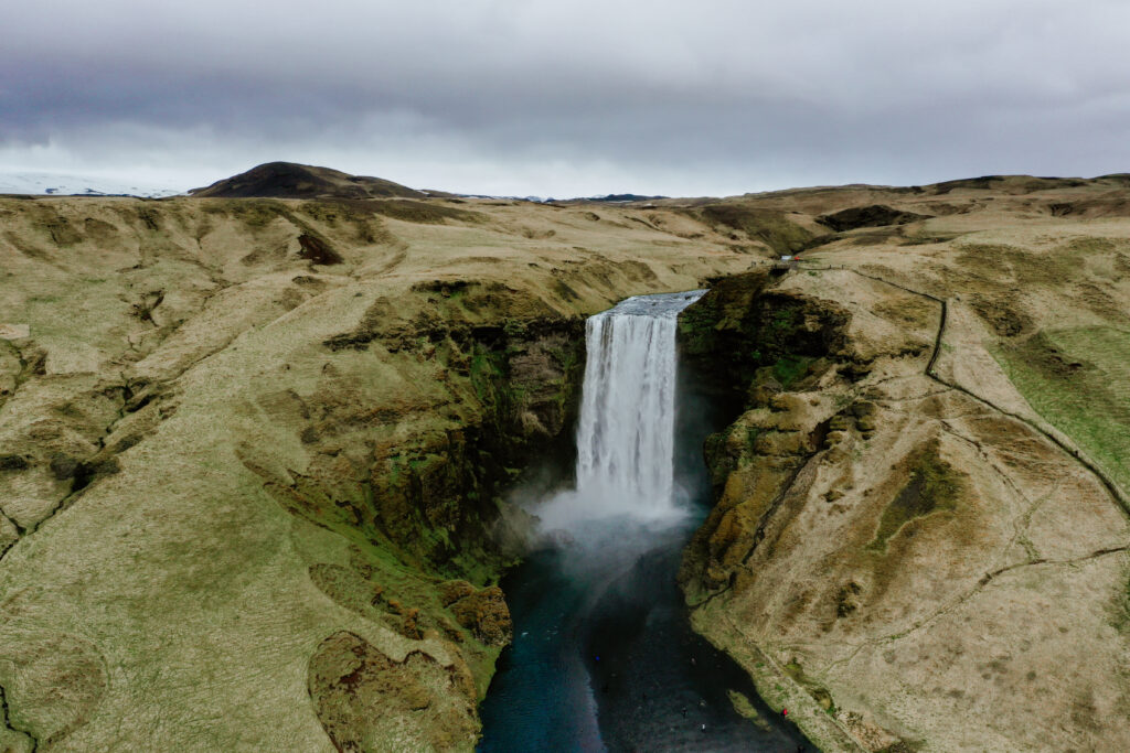 Waterfall in iceland